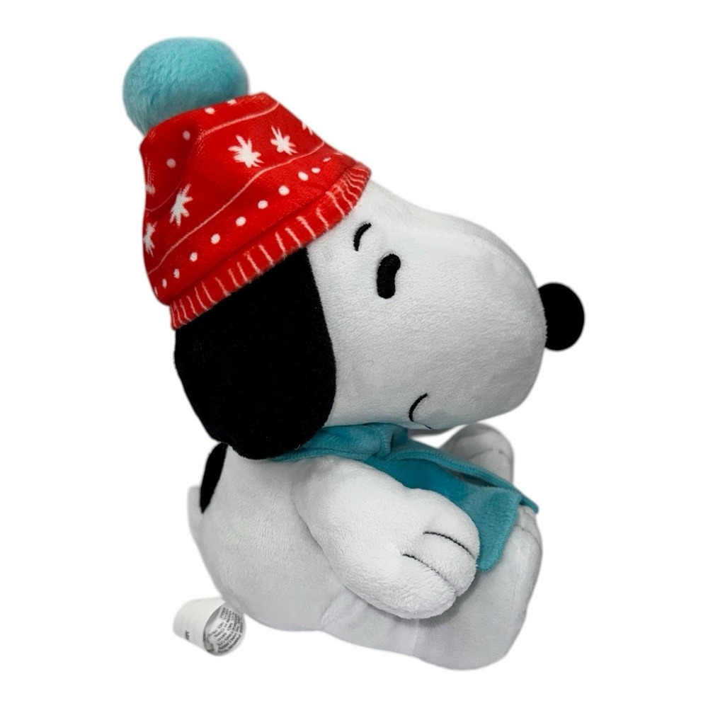 Peanuts Hallmark Snoopy Winter Hat And Scarf Christmas Plush Toy 2022 - Picture 3 of 13